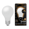 102202110-D, Лампа Gauss Filament А60 10W 820lm 2700К Е27 milky диммируемая LED 1/10/40