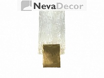 NEWPORT 15380 15381/A rose gold , Бра, Rose gold Clear glass L13*H30*Sp5 cm LED 1*3W, М0062120
