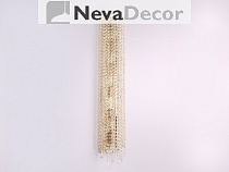 NEWPORT 10900 10906/A gold , Бра, Polished champagne gold Clear crystal L20*H100*Sp10 cm E14 6*60W, 