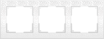 a028964, WL05-Frame-03-white / Рамка на 3 поста (белый)