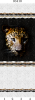 03410 Дизайн- панели PANDA "Леопард" Панно 4 шт