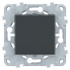 NU520654, UNICA NEW выключатель 1-клавишный, кнопочный, сх. 1, 10 A, антрацит