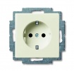 2CKA002011A6150, Розетка SCHUKO 16А 250В, с винтовыми клеммами, Basic 55, chalet-white, 23 EUC-96-50