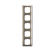 2CKA001725A1530, Рамка 5-постовая, Basic 55, maison-beige, 2515-99-507
