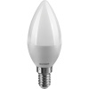 OLL-C37-8-230-2.7-E14, Лампа светодиодная 8 Вт(аналог 75Вт) Теплый белый 3000К, цоколь Е14 (71632)
