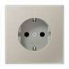 ES1520, Штепсельная розетка SCHUKO 16A 250V, благородная сталь