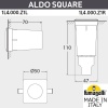1L4.000.000.LXZ1L, Fumagalli ALDO SQUARE, Серый/Матовый