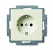 2CKA002013A5339, Розетка SCHUKO 16А 250В, c шторками, Basic 55, chalet-white, 20 EUCKS-96-50