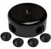 BIRONI Керамика Черный Коробка распределительная BIRONI D110*35мм ( 4 кабельных ввода в комплекте )