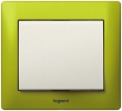 GL_Magic Green/Pearl, Выключатель с рамкой Galea Life