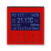 2CHH911031A4065, Терморегулятор ABB Levit универсальный программируемый красный / дымчатый чёрный, 3