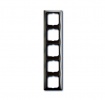 2CKA001725A1535, Рамка 5-постовая, Basic 55, entr?e-grey, 2515-91-507