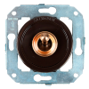 CL41BR, Выключатель тумблерныйный  2-х позиционный для внутреннего монтажа проходной, коричневый