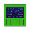 2CHH911031A4067, Терморегулятор ABB Levit универсальный программируемый зелёный / дымчатый чёрный, 3