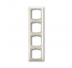 2CKA001725A1514, Рамка 4-постовая, Basic 55, chalet-white, 2514-96-507