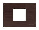 2CLA247200N2101, Рамка итальянского стандарта 3M, 2-модульная, базовая, серия Zenit, цвет натурально