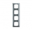 2CKA001725A1524, Рамка 4-постовая, Basic 55, bistro-blue, 2514-98-507