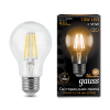 102802110, Лампа Gauss Filament А60 10W 930lm 2700К Е27 LED 1/10/40