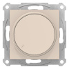 ATN000223, Atlas Design светорегулятор (диммер) поворотно-нажимной, 315вт, мех., бежевый