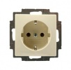 2CKA002011A3857, Розетка SCHUKO 16А 250В, Basic 55, слоновая кость, 20 EUC-92-507