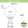 G30.111.000.VXF1R, Ландшафтный фонарь FUMAGALLI MINILOT/G300