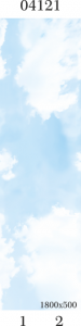 04121 Дизайн- панели PANDA "Небо" Фон 2 шт (1,8м)