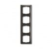2CKA001725A1509, Рамка 4-постовая, Basic 55, ch?teau-black, 2514-95-507