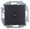 1591475-038, Розетка TV одиночная цвета графит S15
