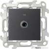 Розетка TV одиночная цвета графит S24 Harmonie