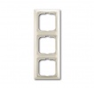 2CKA001725A1513, Рамка 3-постовая, Basic 55, chalet-white, 2513-96-507