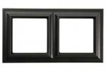 EPS482SWM, EcoProfi Standart Рамка 2-ая, черный матовый