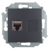 Розетка для передачи данных RJ45 Cat.6A FTP (AMP) цвета графит S15