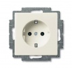 2CKA002011A6154, Розетка SCHUKO 16А 250В, с винтовыми клеммами, Basic 55, слоновая кость, 23 EUC-92-