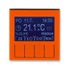 2CHH911031A4066, Терморегулятор ABB Levit универсальный программируемый оранжевый / дымчатый чёрный,