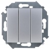 1591391-033, Трехклавишный выключатель 10AX 250В~ цвета алюминий S15