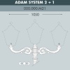 000.000.M21.A0, Fumagalli ADAM SYS 2L+1, черный