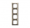2CKA001725A1529, Рамка 4-постовая, Basic 55, maison-beige, 2514-99-507