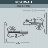 000.131.000.A0, Fumagalli BISSO WALL, черный