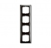 2CKA001725A1534, Рамка 4-постовая, Basic 55, entr?e-grey, 2514-91-507