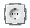 2CKA002011A6155, Розетка SCHUKO 16А 250В, с винтовыми клеммами, Basic 55, альп. белый, 23 EUC-94-507