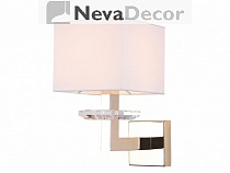 NEWPORT 3200 3201/A gold без абажуров , Бра, Light gold Clear crystal L18*H34*Sp26 cm E14 1*60W, М00