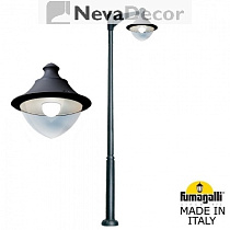 V50.365.A10.AXH27, Fumagalli EKTOR 3000/MIDIPILAR/VIVI 1L LED-HIP, черный/прозрачный
