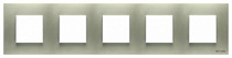 2CLA227500N1901, Рамка 5-постовая, 2-модульная, серия Zenit, цвет шампань, N2275 CV