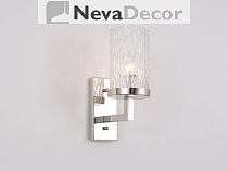 NEWPORT 65000 65001/A , Бра, Polished nickel Clear glass L11.5*H29.5*Sp20 cm E14 1*60W, М0057478