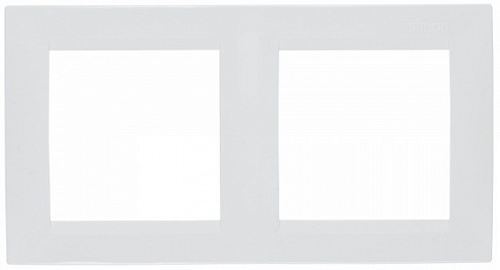Рамка на 2 поста белого цвета S15