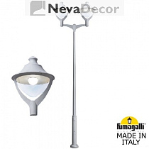 P50.372.A20.LXH27, Fumagalli EKTOR 4000/MIDIPILAR/BEPPE 2L LED-HIP, серый/прозрачный