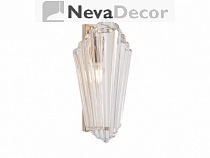 NEWPORT 3460 3461/A , Бра, Light gold Clear glass Sp9*H30*L16.5 cm E14 1*60W, М0061038