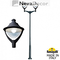 P50.372.A20.AXH27, Fumagalli EKTOR 4000/MIDIPILAR//BEPPE 2L LED-HIP, черный/прозрачный