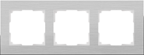 W0031706/ Рамка на 3 поста Aluminium (алюминий)