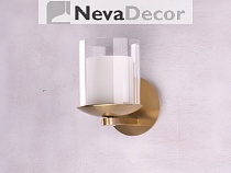 NEWPORT 35000 35001/A brass , Бра, Brass Shade glass L14*H20*Sp19 cm E14 1*60W, М0060293